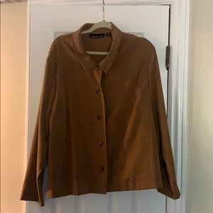 Brown / tan vintage looking coat light weight